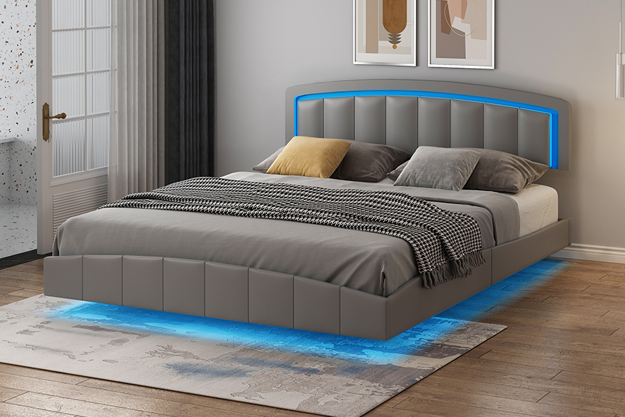 4468-1 LED tapecirani lebdeći okvir kreveta