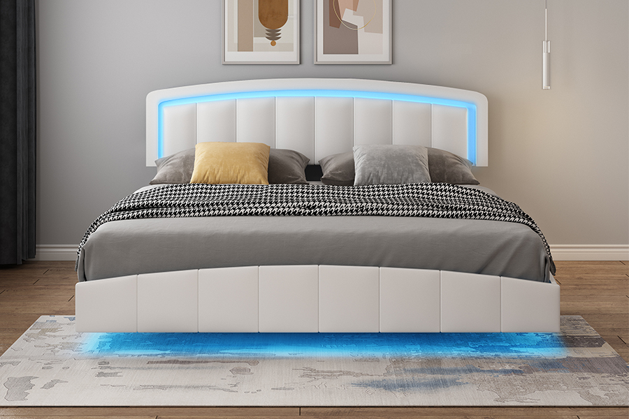 4468-1 LED tapecirani lebdeći okvir kreveta