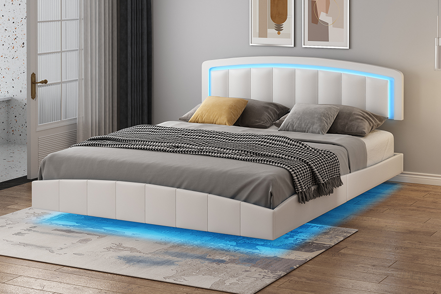 4468-1 LED tapecirani lebdeći okvir kreveta