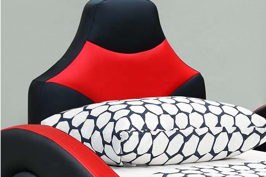 1510 Kožni krevet Cool Shape Automobilski kreveti za djecu