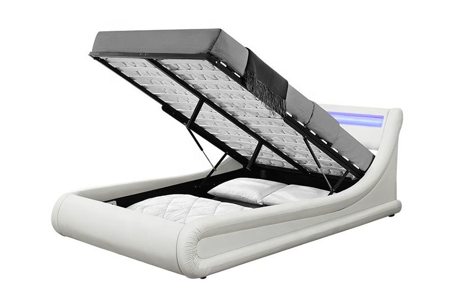 1138-1G Valoviti LED plinski krevet od otomanske PU kože