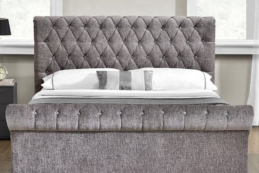 1153G Chesterfield otomanski krevet za pohranu od drobljenog baršunastog kristala